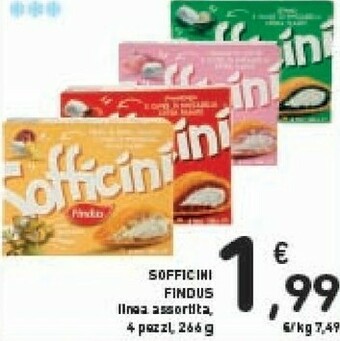 Conad Findus Sofficini Spinaci Mozzarella 266 G(ml) offerta