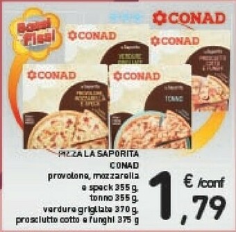 Conad Conad - La Saporita Provolone, Mozzarella E Speck 355 G(ml) offerta