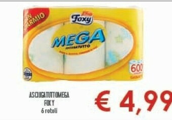 Conad Foxy Asciugatutto Mega offerta