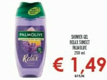 Conad Palmolive Shower Gel Relax Sunset offerta