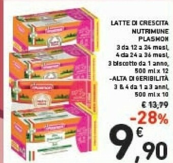 Conad Plasmon Latte Di Crescita Nutrimune 500 Ml offerta