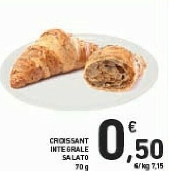 Conad Croissant Integrale Salato 70 G offerta