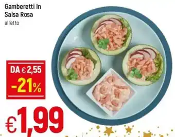 Famila Gamberetti In Salsa Rosa all'etto offerta