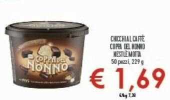 Conad Motta Coppa Del Nonno Chicchi Al Caffè 229 G(ml) offerta