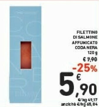 Conad General Coda Nera Filettino Di Salmone Affumicato offerta
