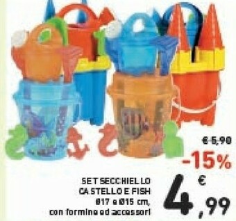 Conad Conad Set Secchiello Castello E Fish offerta