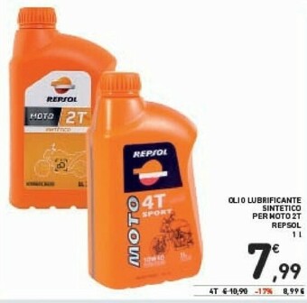Conad Respol Olio Lubrificante Sintetico Per Moto offerta
