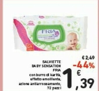Conad Fria Salviette Baby Sensation offerta