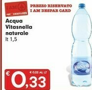 Despar Vitasnella Acqua offerta