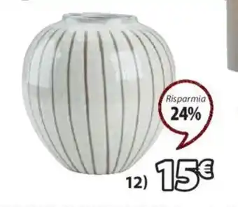 JYSK Vaso Sofus Gres porcellanato Ø21 x H21 cm offerta