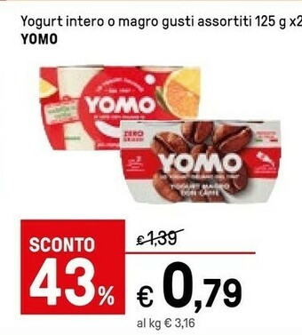 Iper La Grande Yomo Yogurt offerta