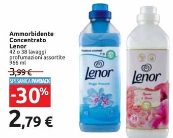 Carrefour Iper Ammorbidente concentrato lenor offerta
