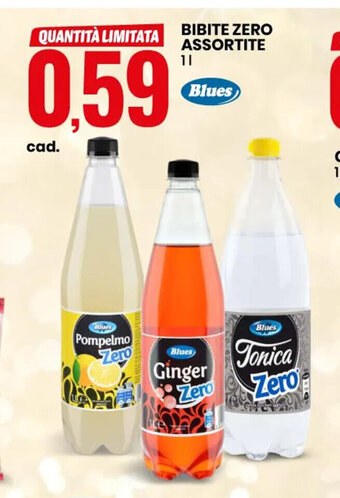 Eurospin Bibite Zero Assortite 1L offerta