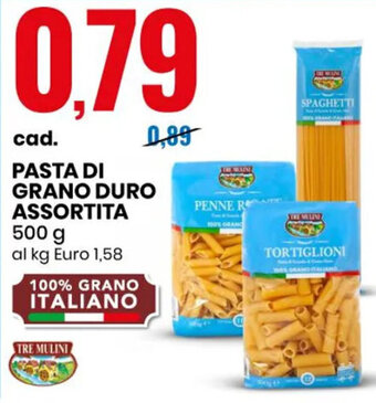 Eurospin Pasta Di Grano Duro Assortita 500 g offerta
