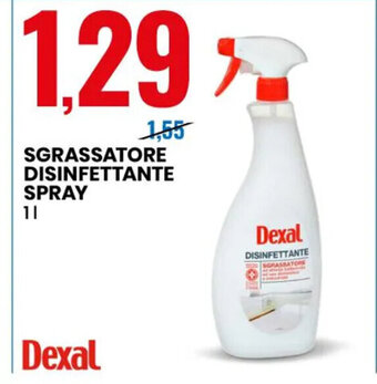 Eurospin Dexal Sgrassatore Disinfettante Spray 1 L offerta