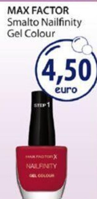 Acqua & Sapone Max Factor Smalto Nailfinity Gel Colour offerta
