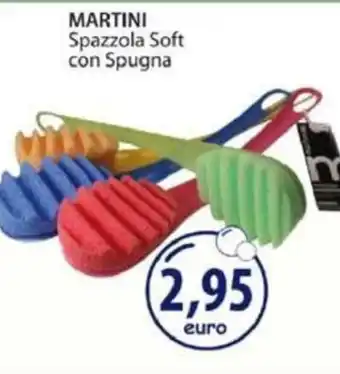 Acqua & Sapone Martini Spazzola Soft con Spugna offerta