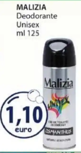 Acqua & Sapone Malizia Deodorante Unisex 125 ml offerta