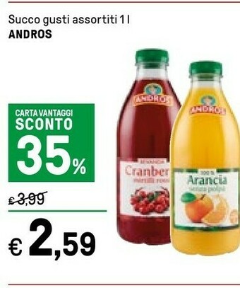 Iper La Grande Andros Succo offerta