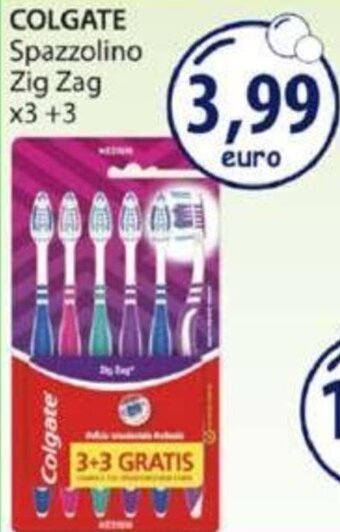 Acqua & Sapone Colgate Spazzolino Zig Zag x3 + 3 offerta
