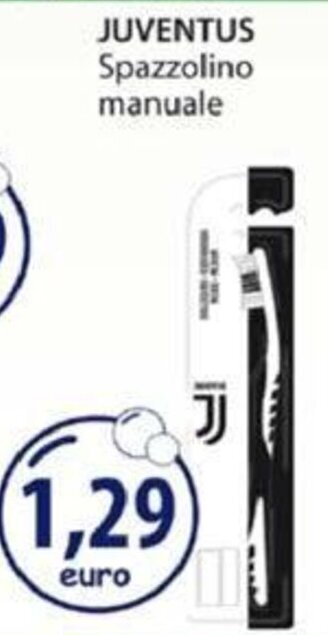 Acqua & Sapone Juventus Spazzolino manuale offerta