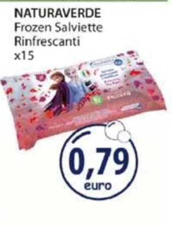 Acqua & Sapone Naturaverde Frozen Salviette Rinfrescanti x15 offerta