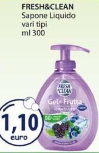 Acqua & Sapone Fresh & Clean Sapone Liquido vari tipi 300 ml offerta