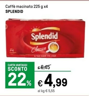 Iper La Grande Splendid Caffè offerta