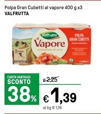 Iper La Grande Valfrutta Pomodori pelati offerta