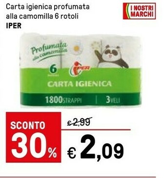 Iper La Grande Carta igienica offerta