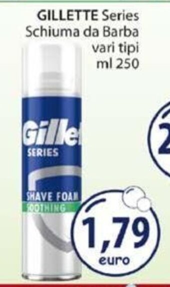 Acqua & Sapone Gillette Series Schiuma da Barba vari tipi 250 ml offerta