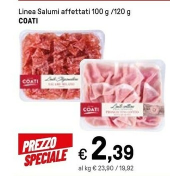 Coati Linea Salumi Affettati