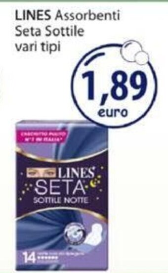 Acqua & Sapone Lines Assorbenti Seta Sottile vari tipi offerta