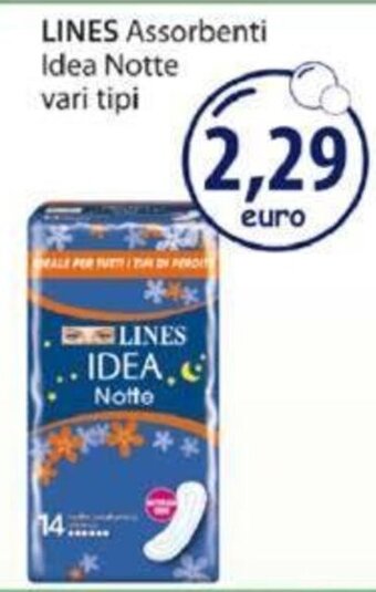 Acqua & Sapone Lines Assorbenti Idea Notte vari tipi offerta