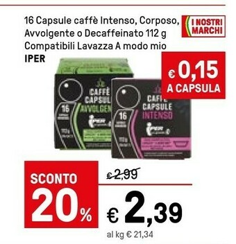Iper La Grande Segafredo Caffè offerta