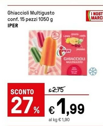 Iper La Grande Iper Ghiaccioli Multigusto offerta