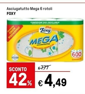 Iper La Grande Foxy Rotoli di carta offerta