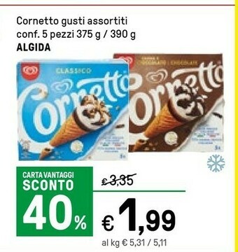 Iper La Grande Algida Cornetto offerta
