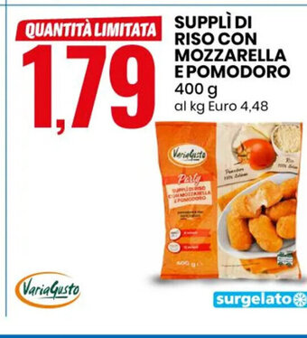 Eurospin Supplì Di Riso Con Mozzarella E Pomodoro 400 g offerta