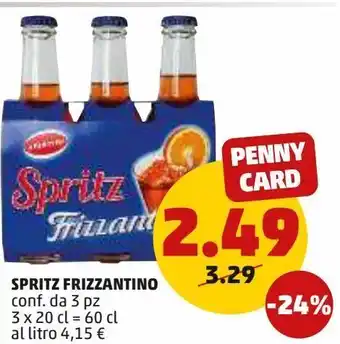 Spritz frizzantino conf. da 3 pz 3 x 20 cl = 60 cl al litro 4,15 €