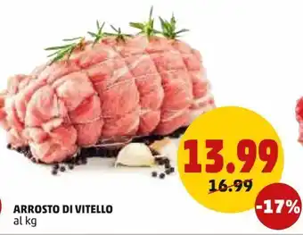 Arrosto di vitello al kg
