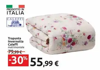 Carrefour Market Trapunta invernotta caleffi offerta