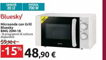 Microonde con grill bluesky