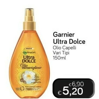 Idea bellezza Garnier Ultra Dolce Olio Capelli offerta