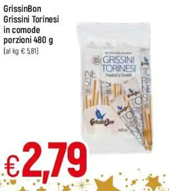 Famila GrissinBon Grissini Torinesi in comode porzioni 480 g offerta