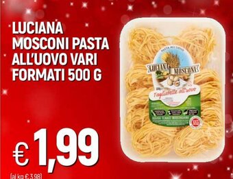 Famila Luciana Mosconi Pasta All'Uovo Vari Formati 500 g offerta