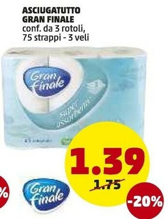 PENNY Gran Finale Asciugatutto offerta