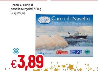Famila Ocean 47 Cuori di Nasello Surgelati 300 g offerta