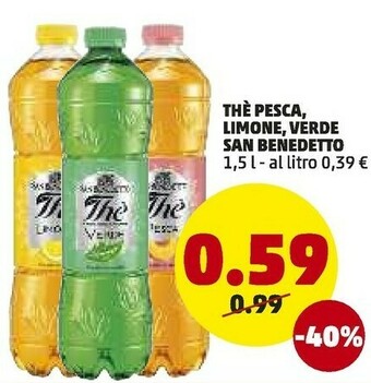 PENNY San Benedetto Thè Al Limone 1500 G(ml) offerta