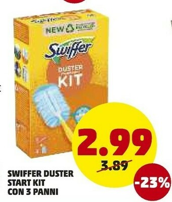 PENNY Swiffer Duster Start Kit Con 3 Panni offerta